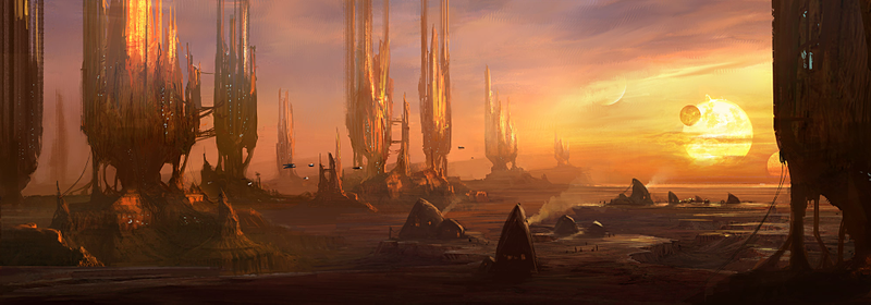 Illustration for article titled The Secret of Creating Mindblowing Concept Art of Alien Worlds